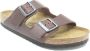 Birkenstock Arizona Heren Slippers Vintage Wood Roast Regular-fit Bruin Leer - Thumbnail 4