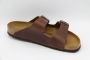 Birkenstock Arizona Heren Slippers Vintage Wood Roast Regular-fit Bruin Leer - Thumbnail 5