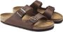Birkenstock Arizona Heren Slippers Vintage Wood Roast Regular-fit Bruin Leer - Thumbnail 10