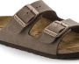 Birkenstock Arizona Kids Slippers Mocha Regular fit | Bruin | Imitatieleer - Thumbnail 3