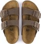 Birkenstock Arizona Kids Slippers Mocha Regular fit | Bruin | Imitatieleer - Thumbnail 5