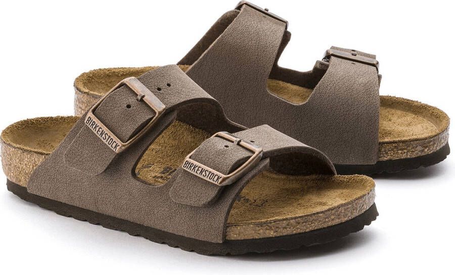 Birkenstock Arizona Kids Slippers Mocha Regular fit | Bruin | Imitatieleer - Foto 7