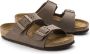 Birkenstock Arizona Kids Slippers Mocha Regular fit | Bruin | Imitatieleer - Thumbnail 7