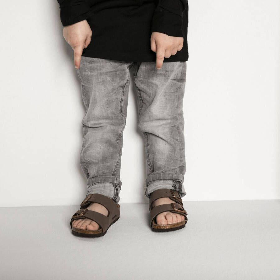 Birkenstock Arizona Kids Slippers Mocha Regular fit | Bruin | Imitatieleer - Foto 8