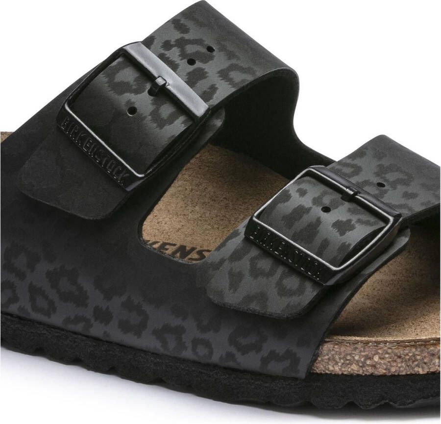 Birkenstock Arizona Leopard Black Narrow BF Sandalen met Luipaardprint 35 Zwart - Foto 5