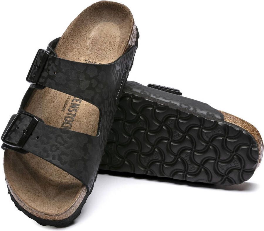 Birkenstock Arizona Leopard Black Narrow BF Sandalen met Luipaardprint 35 Zwart - Foto 7