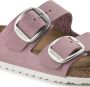 Birkenstock Arizona nubuck Big Buckle roze narrow sandalen dames (1022161) - Thumbnail 6