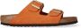 Birkenstock Arizona Slippers Ginger Brown Narrow fit | Cognac | Imitatieleer - Thumbnail 14