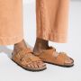 Birkenstock Arizona Slippers Ginger Brown Narrow fit | Cognac | Imitatieleer - Thumbnail 13