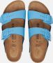 Birkenstock Arizona Dames Slippers Sky Blue Patent Narrow-fit Blauw Imitatieleer - Thumbnail 6