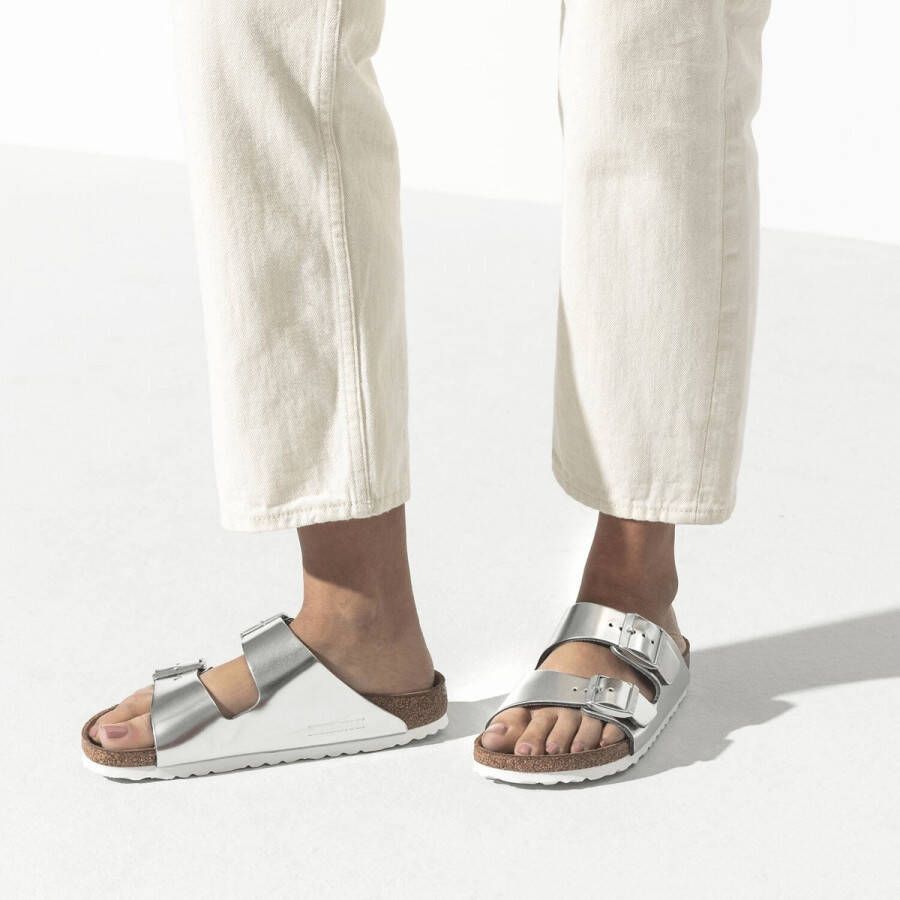 Birkenstock Arizona Sandalen Zilver Man