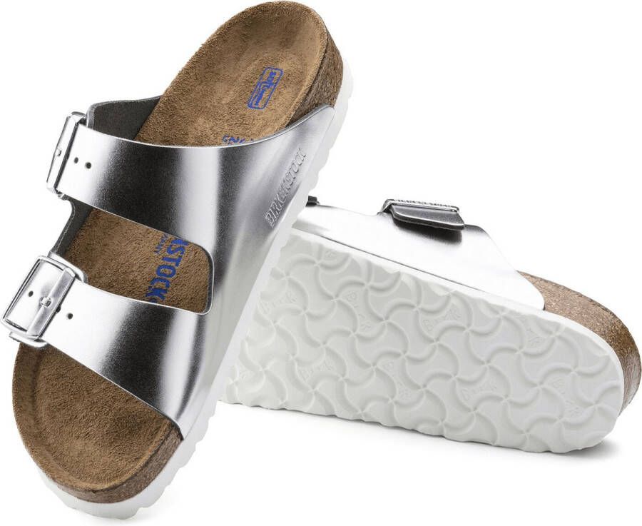 Birkenstock Arizona Sandalen Zilver Man