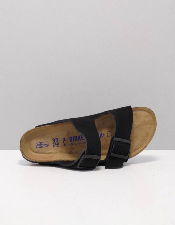 Birkenstock Arizona SFB VL Black Narrow Dames Slippers Black