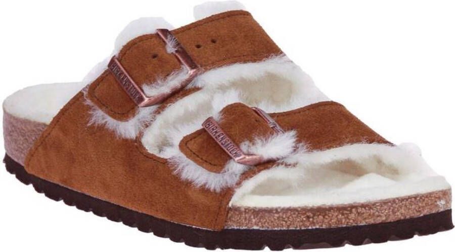 Birkenstock Arizona Shearling Mink Slipper