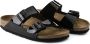 Birkenstock "Sliders Casual Open Platte Schoenen" Zwart - Thumbnail 4