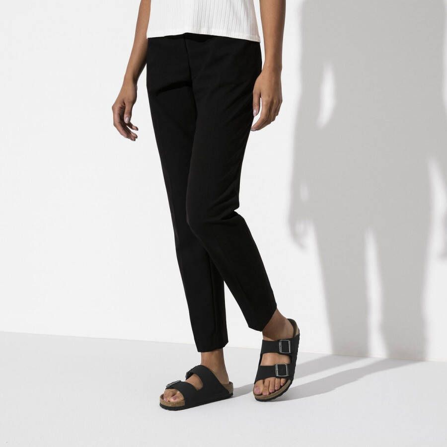 Birkenstock Arizona Slippers Black Narrow-fit Zwart Imitatieleer