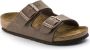 Birkenstock Kindersandalen Arizona Birko Flor Birkibuc Etroit Bruin - Thumbnail 4