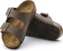 Birkenstock Kindersandalen Arizona Birko Flor Birkibuc Etroit Bruin Heren - Thumbnail 10