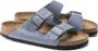 Birkenstock slipper ARIZONA Dusty Blue Oiled Leather Soft Footbed narrow - Thumbnail 4