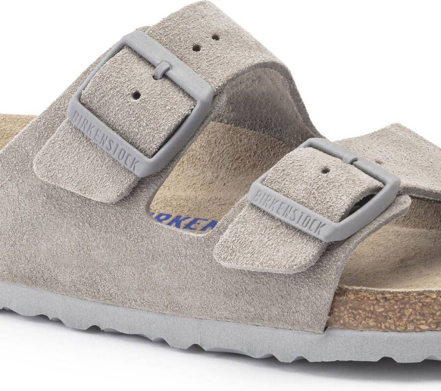 Birkenstock Arizona Slippers Stone Coin Regular fit | Grijs | Suède - Foto 9