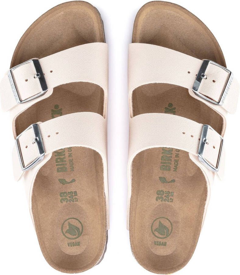 Birkenstock Arizona Slippers Light Rose Narrow-fit Roze Imitatieleer