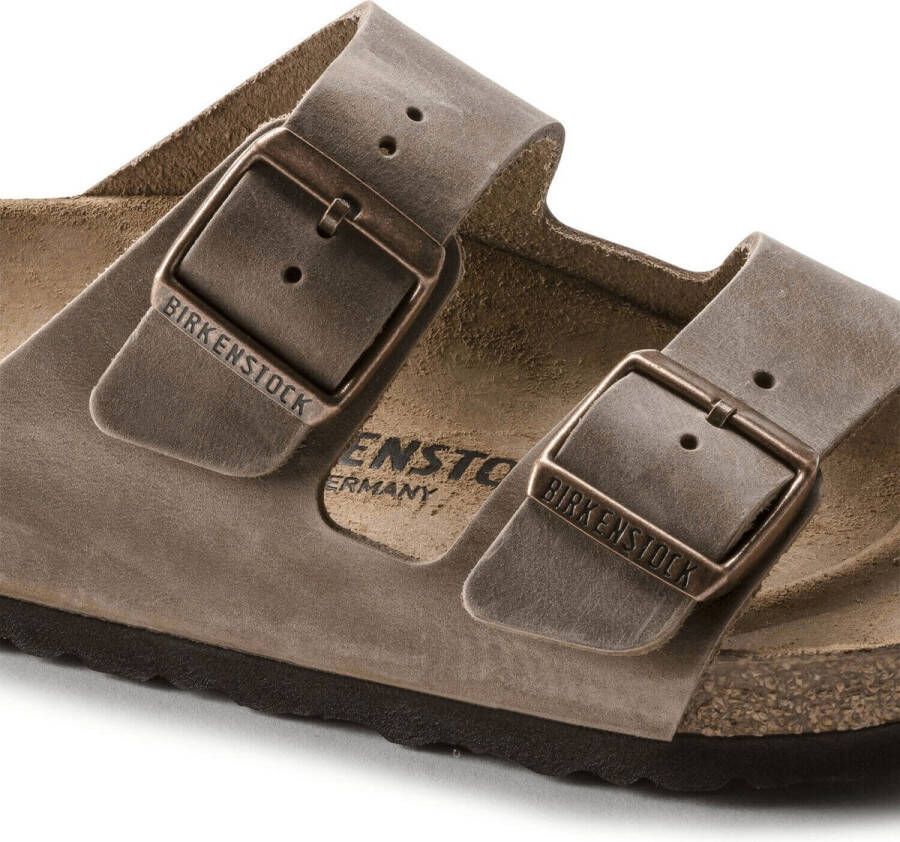 Birkenstock Arizona Slippers Tobacco Brown Regular-fit Bruin Nubuck - Foto 2