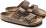 Birkenstock Arizona Slippers Tobacco Brown Regular-fit Bruin Nubuck - Thumbnail 6