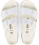 Birkenstock Arizona Slippers Triple White Narrow fit | Wit | Imitatieleer - Thumbnail 16