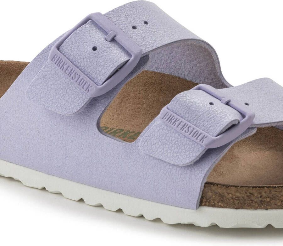Birkenstock Arizona Vegan Slippers Dames Lavendeer Fog Narrow-fit