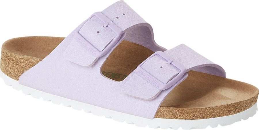 Birkenstock Arizona Vegan Slippers Dames Lavendeer Fog Narrow-fit