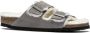 Birkenstock Arizona Shearling Slippers Stone Coin Narrow fit | Grijs | Suède - Thumbnail 45