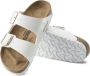 Birkenstock Arizona Grote Gesp Patent Witte Slippers Birko Flor Patent Streetwear - Thumbnail 83