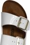 Birkenstock Arizona Grote Gesp Patent Witte Slippers Birko Flor Patent Streetwear - Thumbnail 67