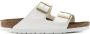 Birkenstock Arizona Grote Gesp Patent Witte Slippers Birko Flor Patent Streetwear - Thumbnail 70