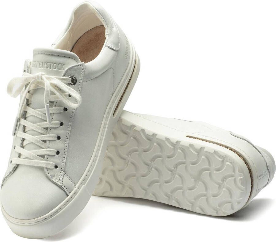 Birkenstock Witte Leren Sneakers met Verwijderbaar Kurk-Latex Voetbed White - Foto 7