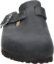 Birkenstock Boston Black narrow Fettleder Oiled Leather Unisex Pantoffels Zwart - Thumbnail 12