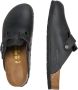 Birkenstock Boston Black narrow Fettleder Oiled Leather Unisex Pantoffels Zwart - Thumbnail 9