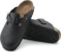 Birkenstock Boston Black narrow Fettleder Oiled Leather Unisex Pantoffels Zwart - Thumbnail 14