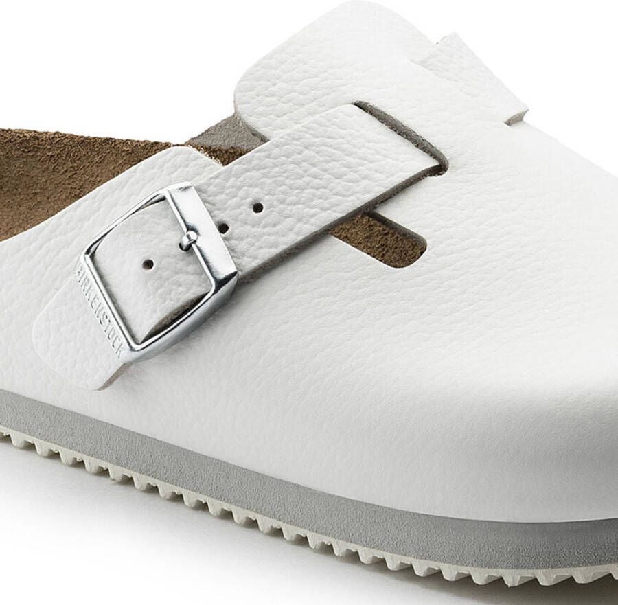 Birkenstock Klassieke Unisex Klomp Boston BS Wit Unisex - Foto 2