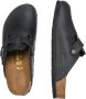 Birkenstock Boston Black narrow Fettleder Oiled Leather Unisex Pantoffels Zwart - Thumbnail 12