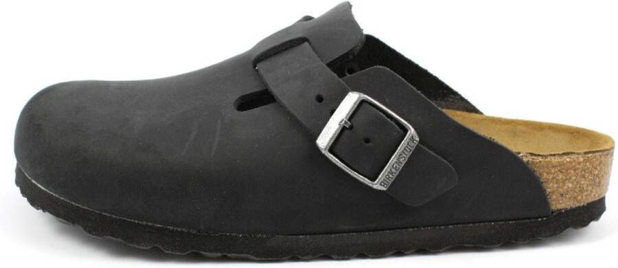 Birkenstock Boston FL Narrow Unisex Clogs Black