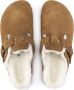 Birkenstock BOSTON SHEARLING SUEDE LEATHER Dames pantoffelsHeren pantoffels Cognac - Thumbnail 15