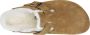 Birkenstock BOSTON SHEARLING SUEDE LEATHER Dames pantoffelsHeren pantoffels Cognac - Thumbnail 13