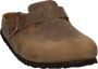 Birkenstock Boston Tabacco Brown narrow Fettleder Oiled Leather Unisex Pantoffels Tabacco Brown - Thumbnail 14