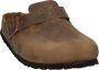 Birkenstock Boston Tabacco Brown narrow Fettleder Oiled Leather Unisex Pantoffels Tabacco Brown - Thumbnail 12