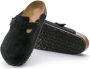 Birkenstock slipper BOSTON Black Veloursleder Suede Soft Footbed regular - Thumbnail 4