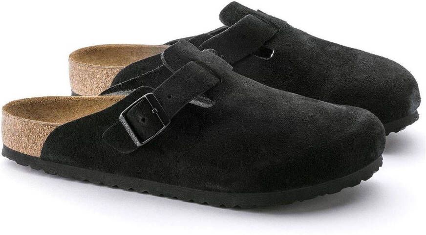 Birkenstock Boston Regular Clogs Zwart