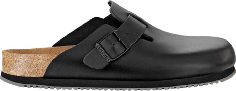 Birkenstock Boston naturleder fusion zwart narrow sandalen uni (060196) - Foto 10