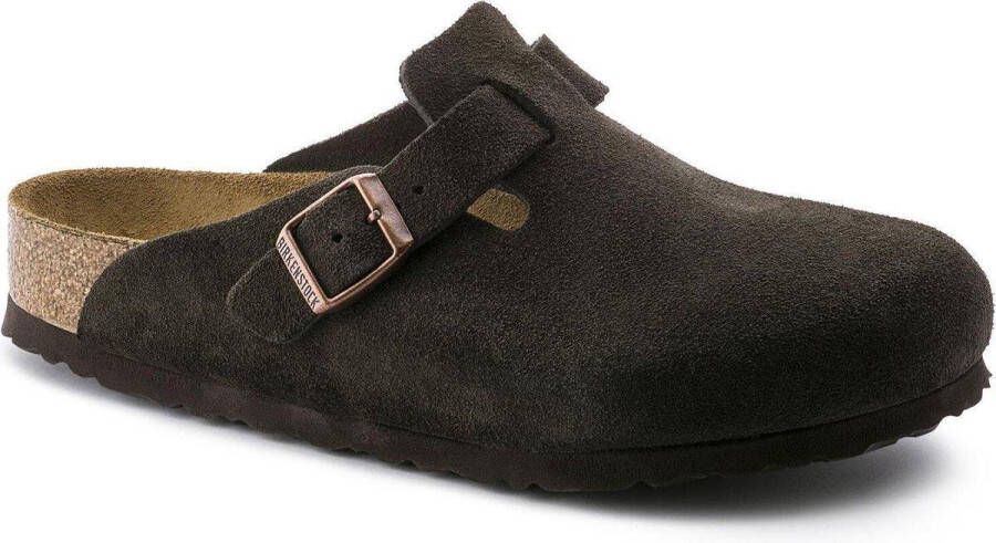 Birkenstock Boston VL WB Mocca Narrow Unisex Clogs Mocca