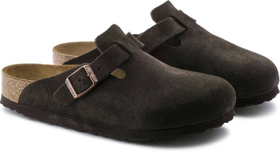Birkenstock Boston VL WB Narrow Unisex Clogs Mocca